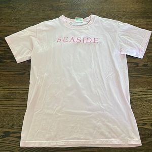 Hot Pink and Light Pink Seaside tee